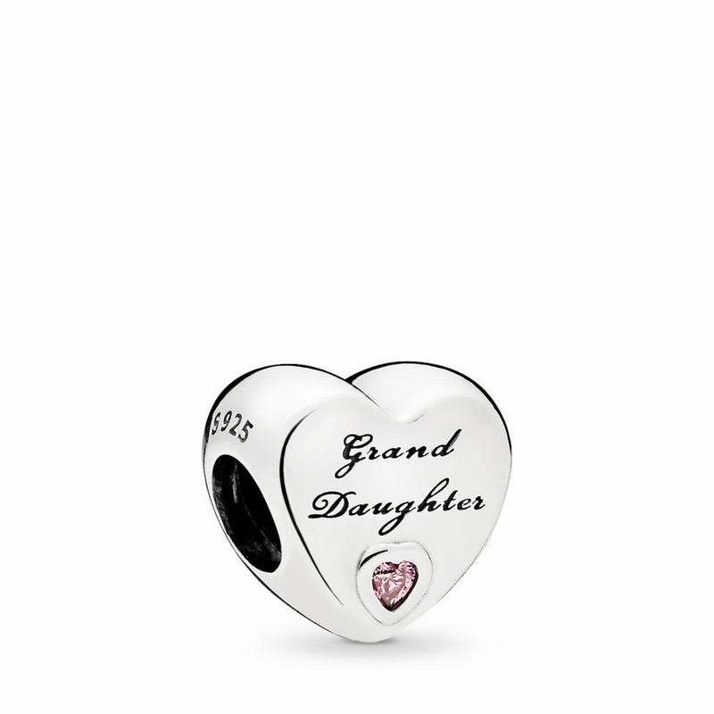 Pandora Australia Granddaughter's Love Charm - Sterling Silver | QEZSBU859